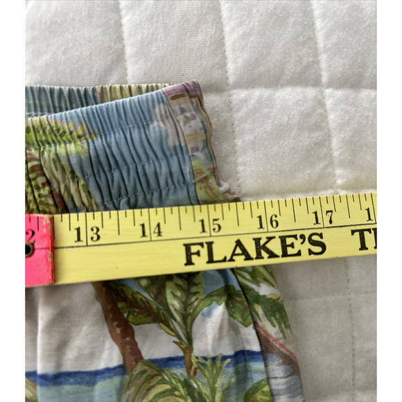 DUVIN Womens Pants XL Colorful Tropical Graphic Wide Leg Beach Bohemian Summer - Picture 8 of 13